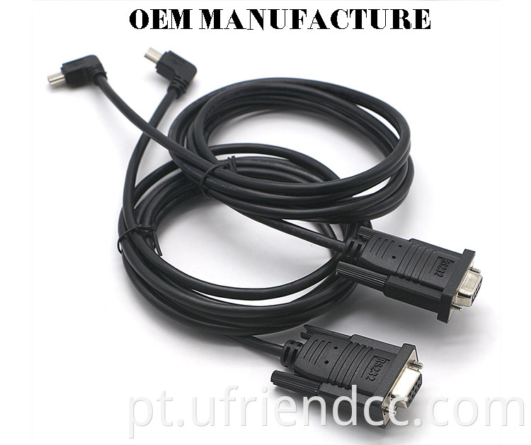 Extensão de fábrica OEM USB FTDI FT232RL PL23202 A DB9 RS232 RS485 SERIAL FT232RL FTDI Chip RS232 db9 para cabo USB para computador